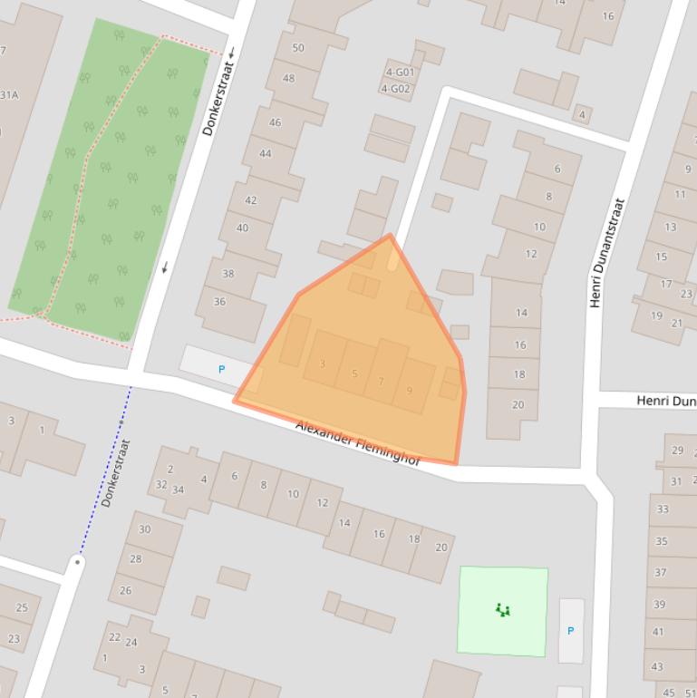 Kaart van postcodegebied 4901ML.