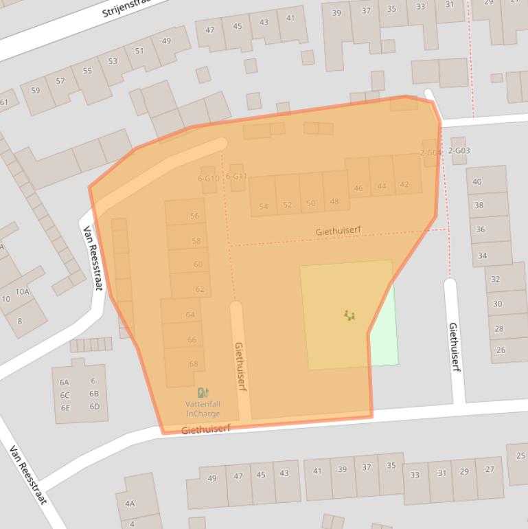 Kaart van postcodegebied 4901NB.