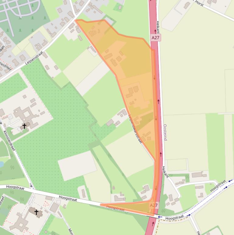 Kaart van postcodegebied 4901PE.