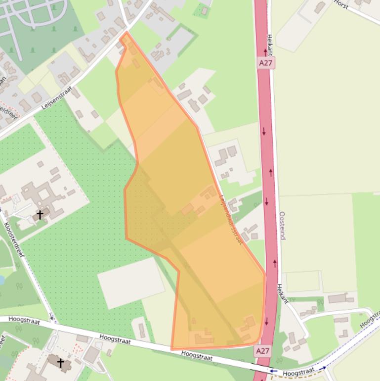 Kaart van postcodegebied 4901PG.