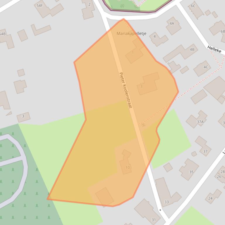 Kaart van postcodegebied 4901PL.