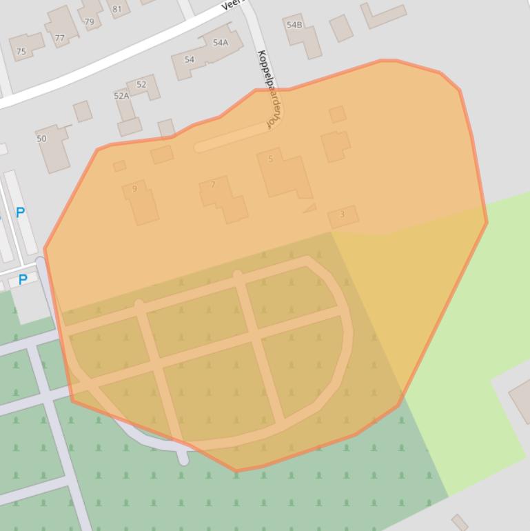 Kaart van postcodegebied 4901PM.