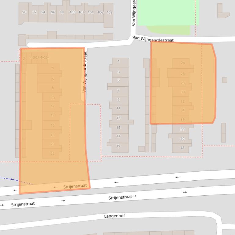 Kaart van postcodegebied 4901VL.