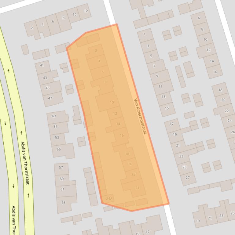 Kaart van postcodegebied 4901ZM.