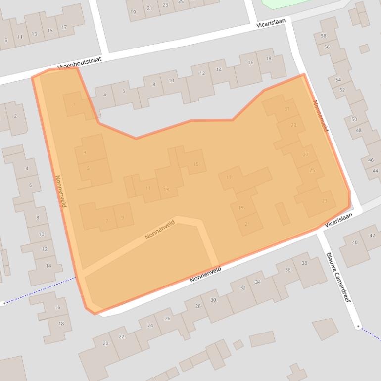 Kaart van postcodegebied 4901ZP.