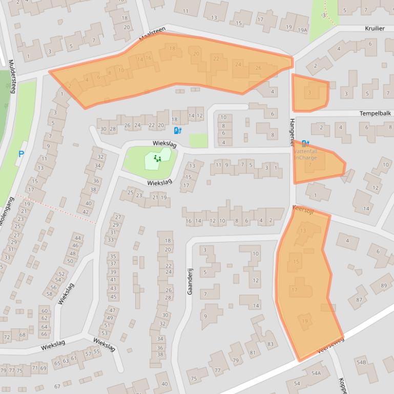 Kaart van postcodegebied 4901ZT.