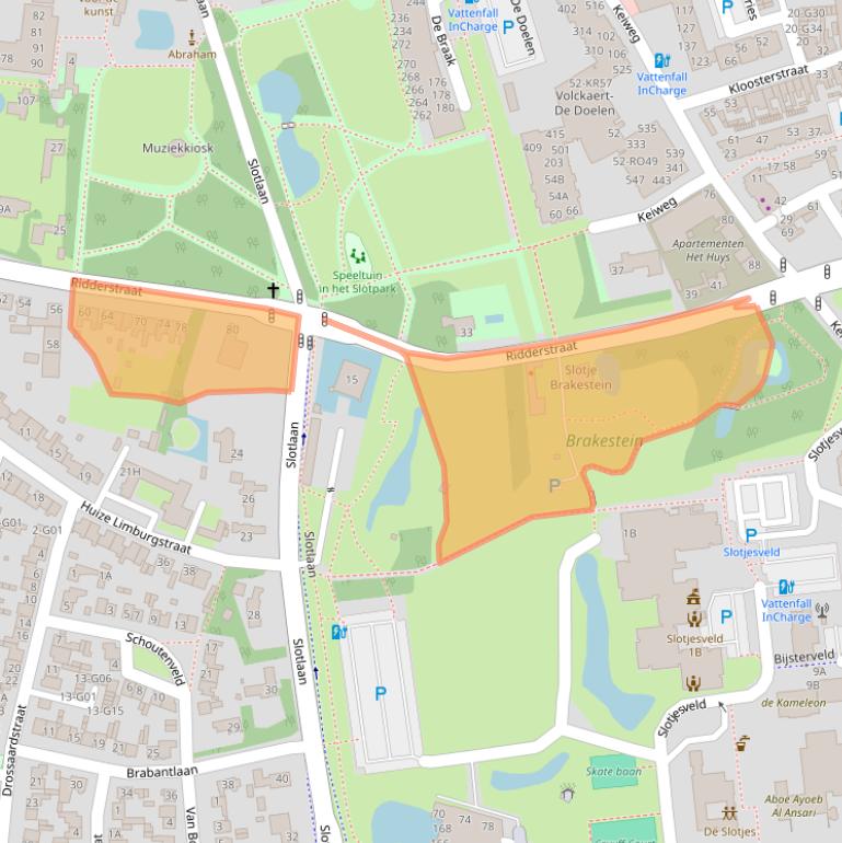 Kaart van postcodegebied 4902AC.