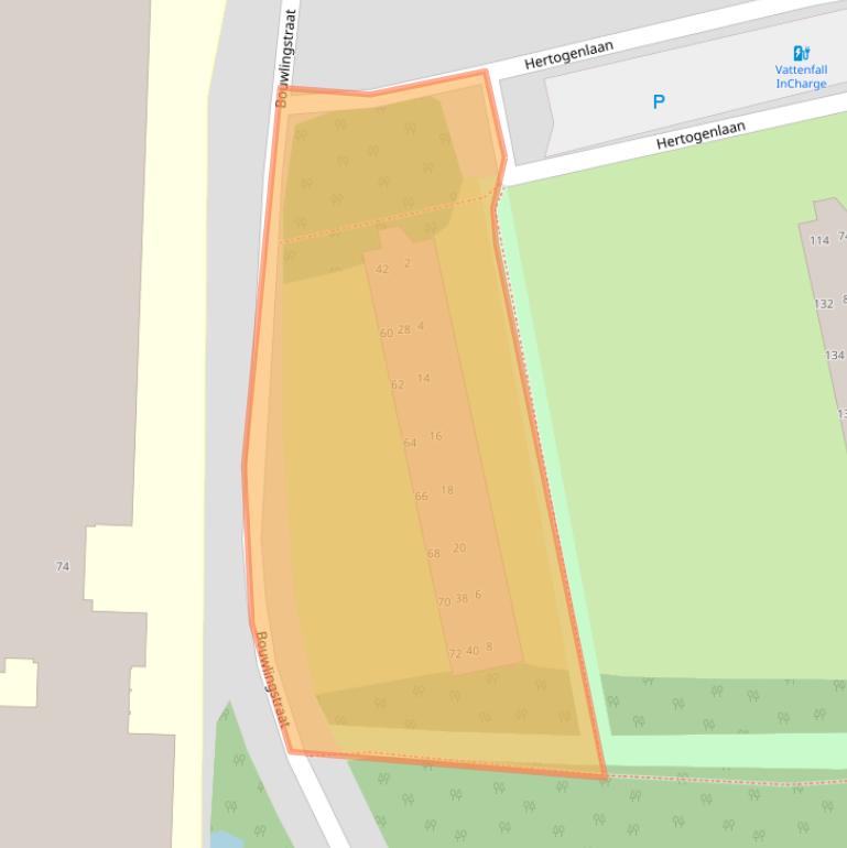 Kaart van postcodegebied 4902AS.