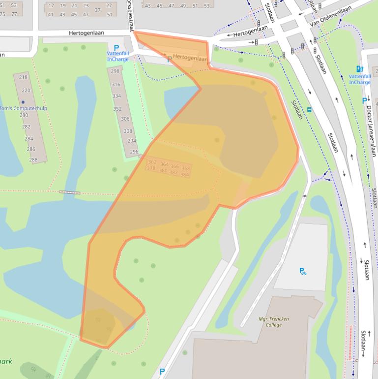 Kaart van postcodegebied 4902AZ.