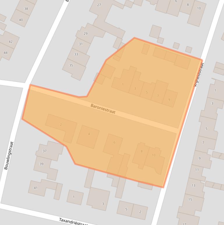 Kaart van postcodegebied 4902BG.