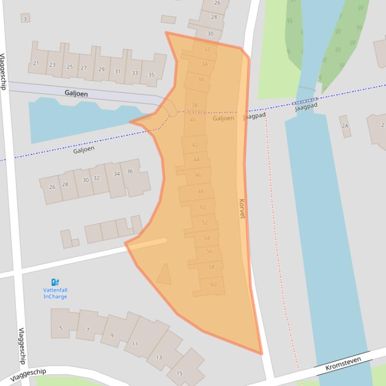 Kaart van postcodegebied 4902CH.