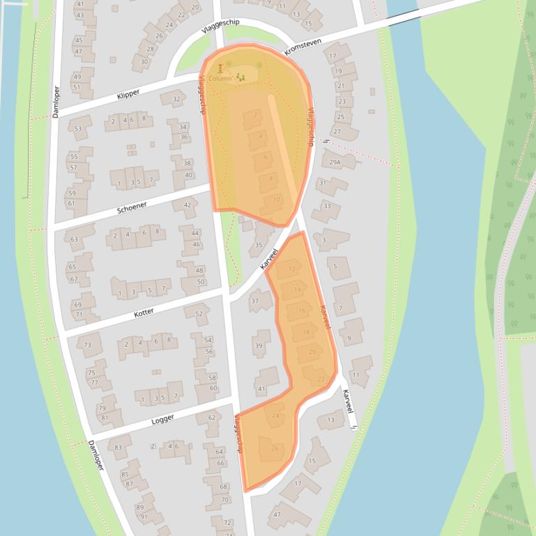 Kaart van postcodegebied 4902CP.