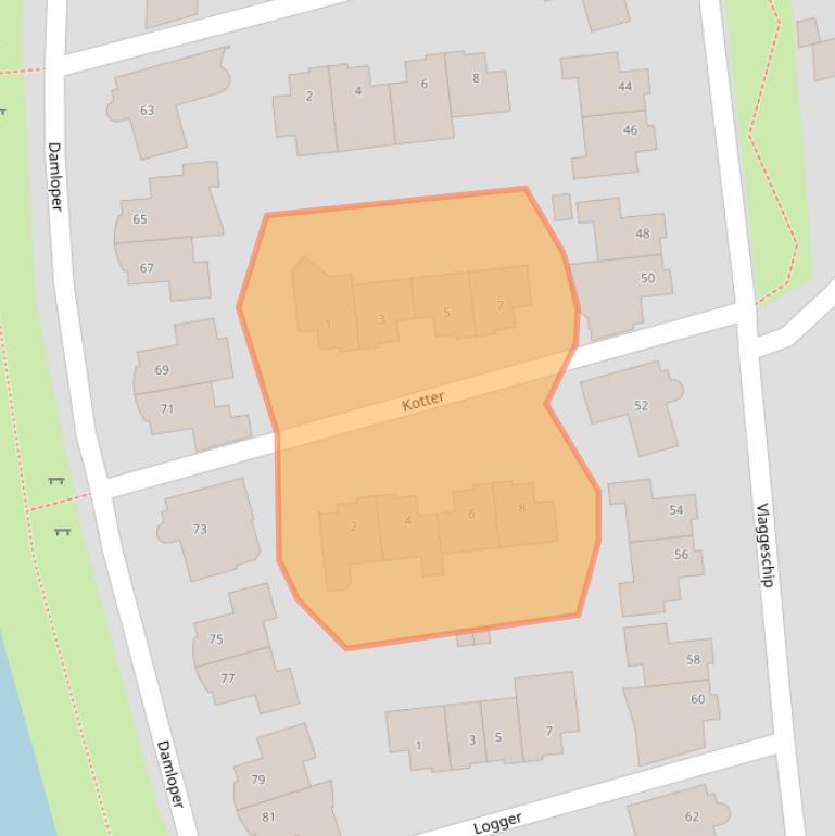 Kaart van postcodegebied 4902CV.
