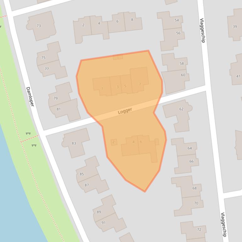 Kaart van postcodegebied 4902CW.