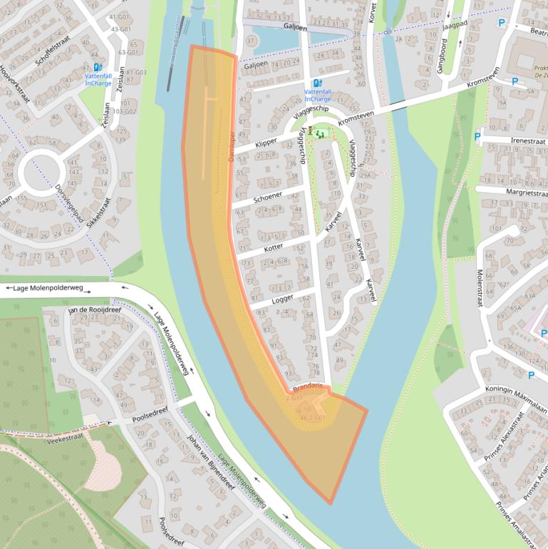 Kaart van postcodegebied 4902CZ.