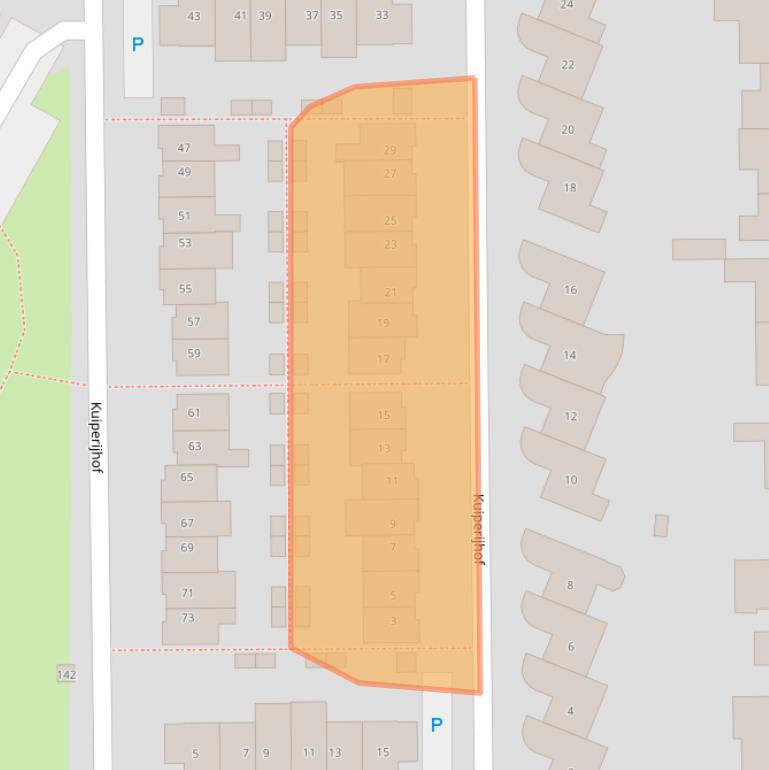 Kaart van postcodegebied 4902DB.