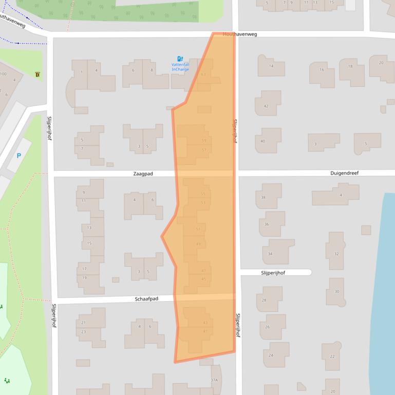 Kaart van postcodegebied 4902DH.