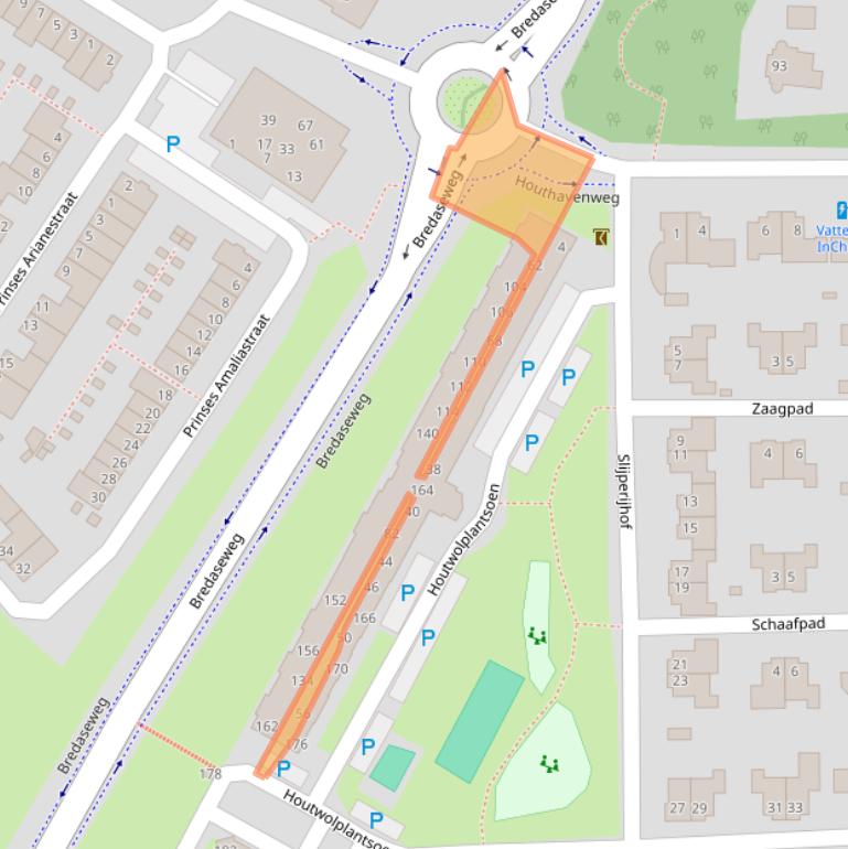 Kaart van postcodegebied 4902DP.