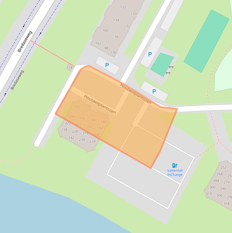 Kaart van postcodegebied 4902DT.