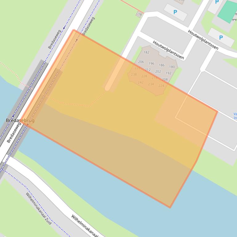 Kaart van postcodegebied 4902DV.