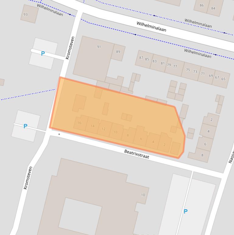 Kaart van postcodegebied 4902NB.
