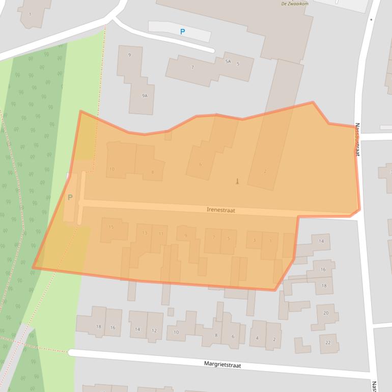 Kaart van postcodegebied 4902NC.