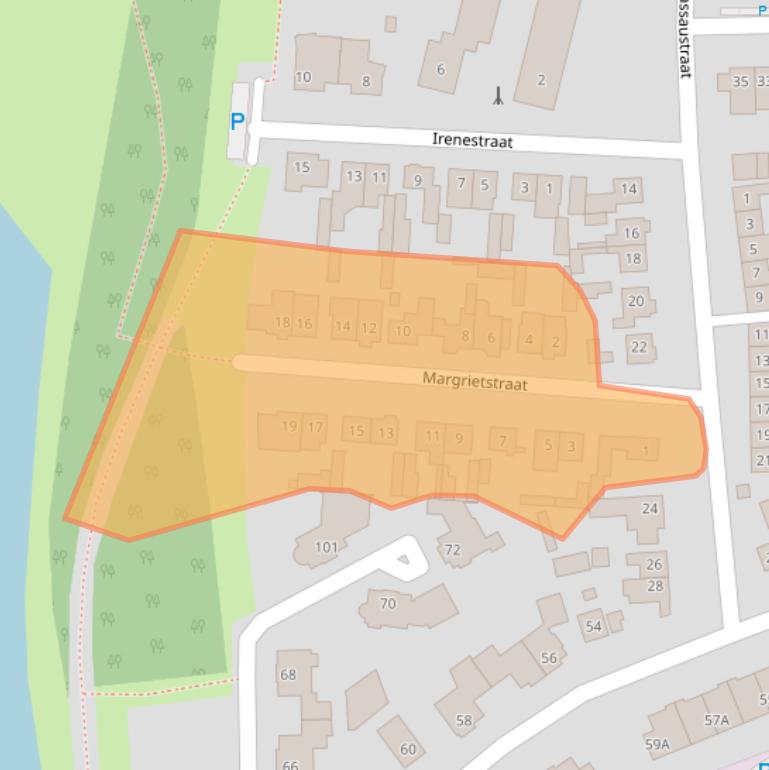 Kaart van postcodegebied 4902ND.