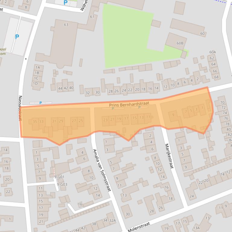 Kaart van postcodegebied 4902NE.