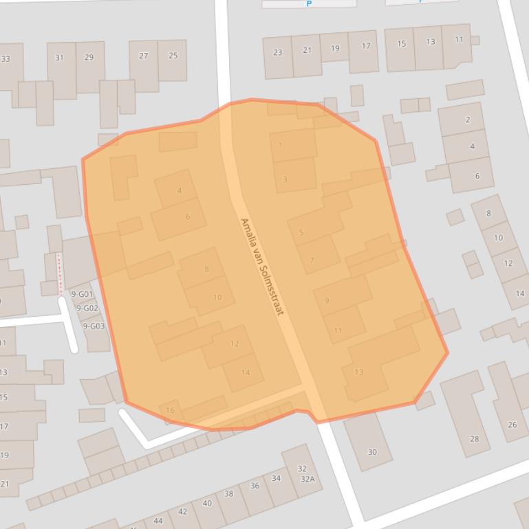 Kaart van postcodegebied 4902NH.