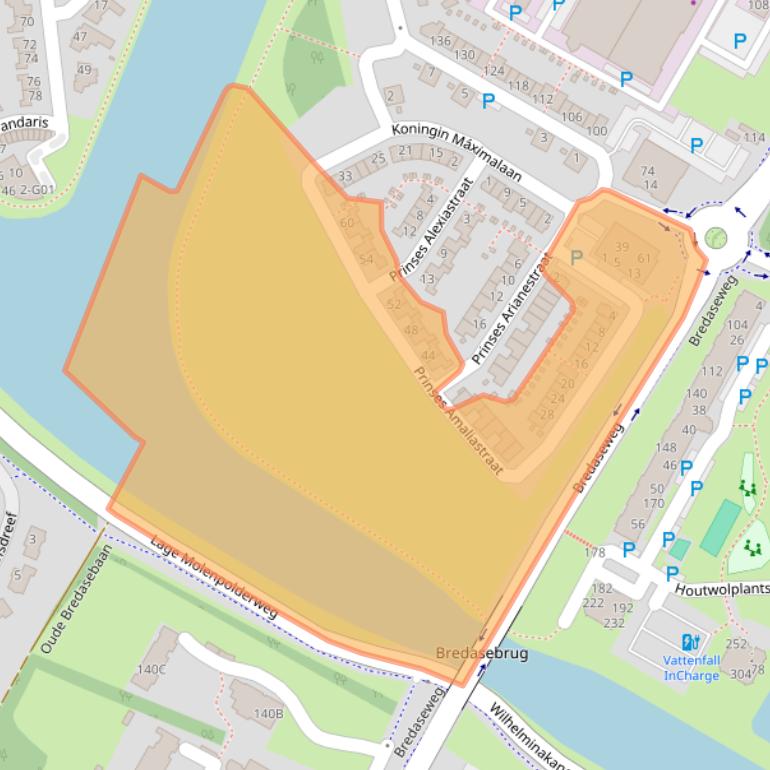 Kaart van postcodegebied 4902NT.