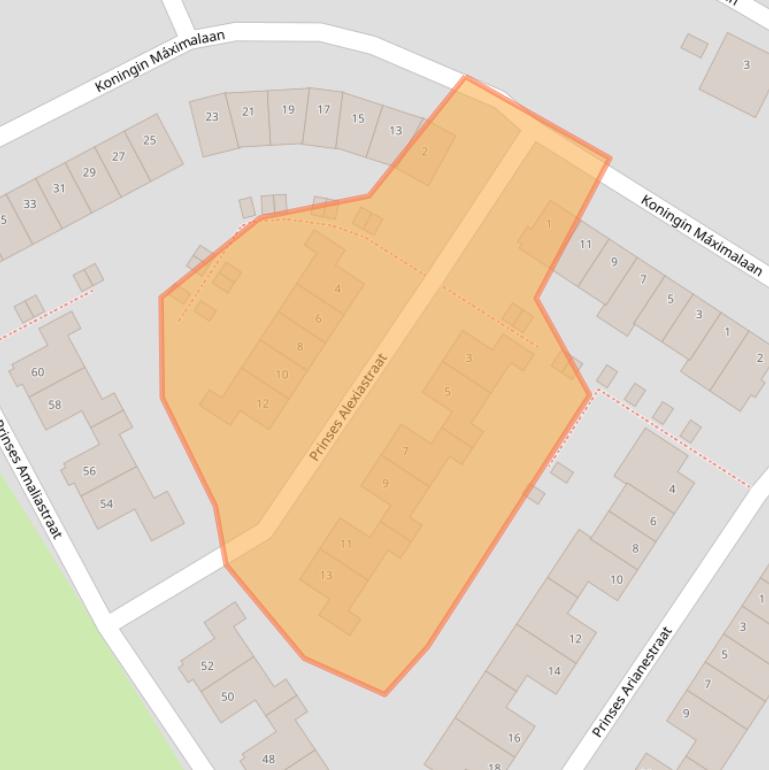 Kaart van postcodegebied 4902NX.