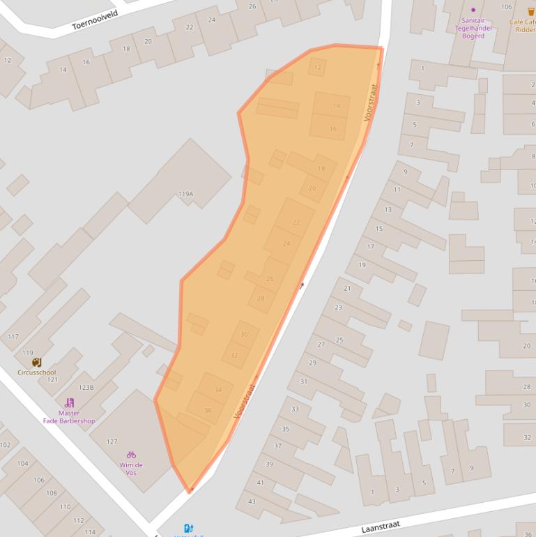 Kaart van postcodegebied 4902PM.