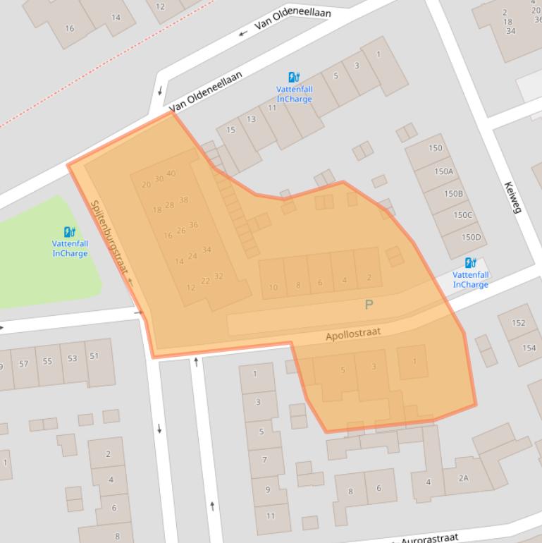 Kaart van postcodegebied 4902PW.