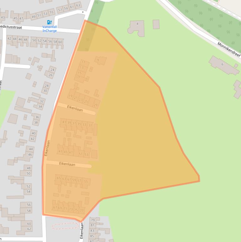 Kaart van postcodegebied 4902RB.