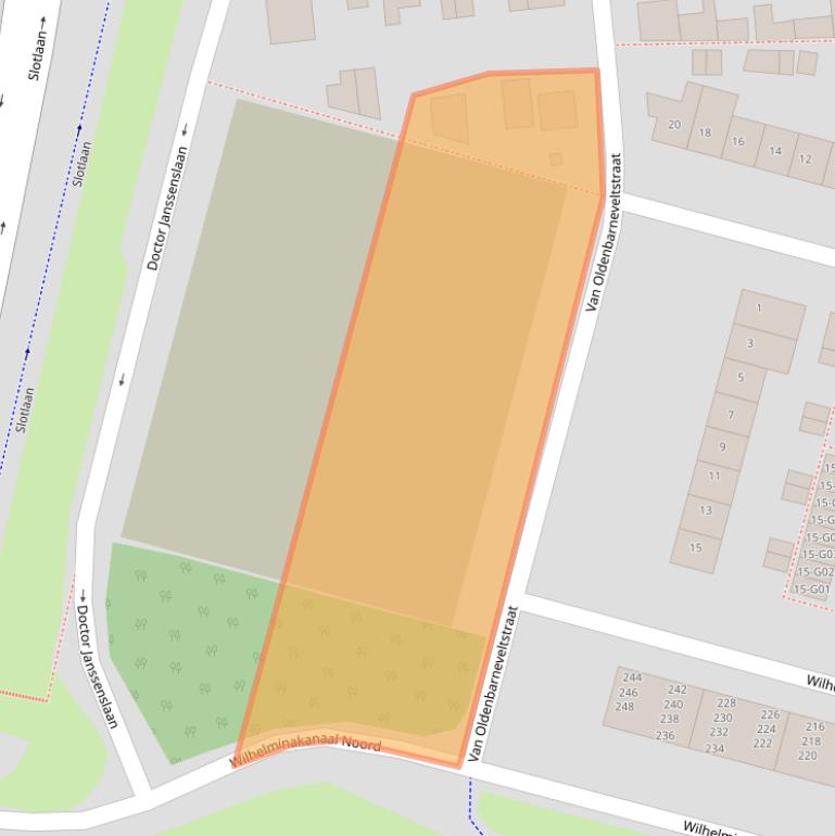 Kaart van postcodegebied 4902VB.