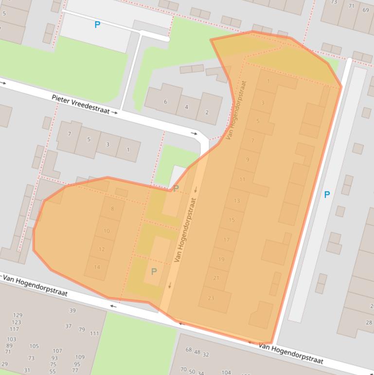 Kaart van postcodegebied 4902VK.