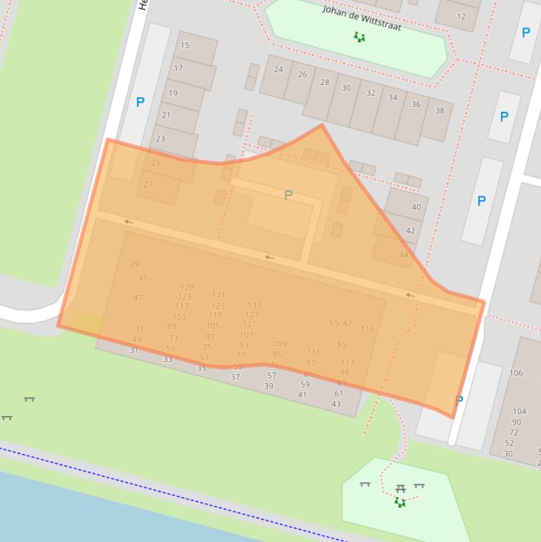 Kaart van postcodegebied 4902VW.