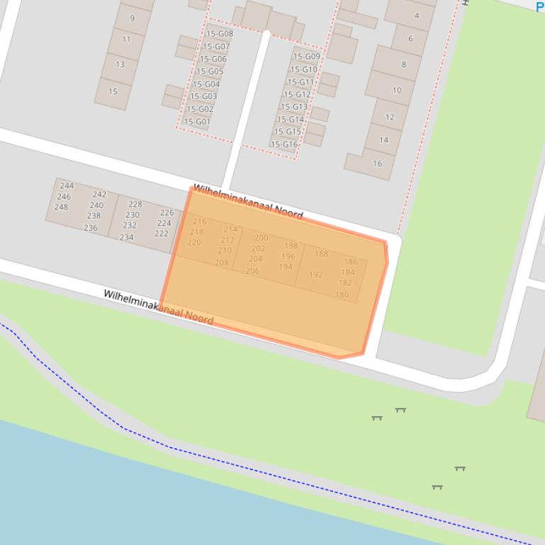 Kaart van postcodegebied 4902VX.