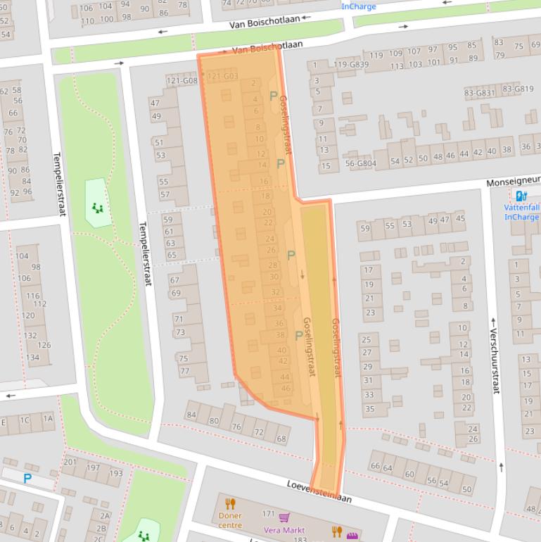 Kaart van postcodegebied 4902WK.