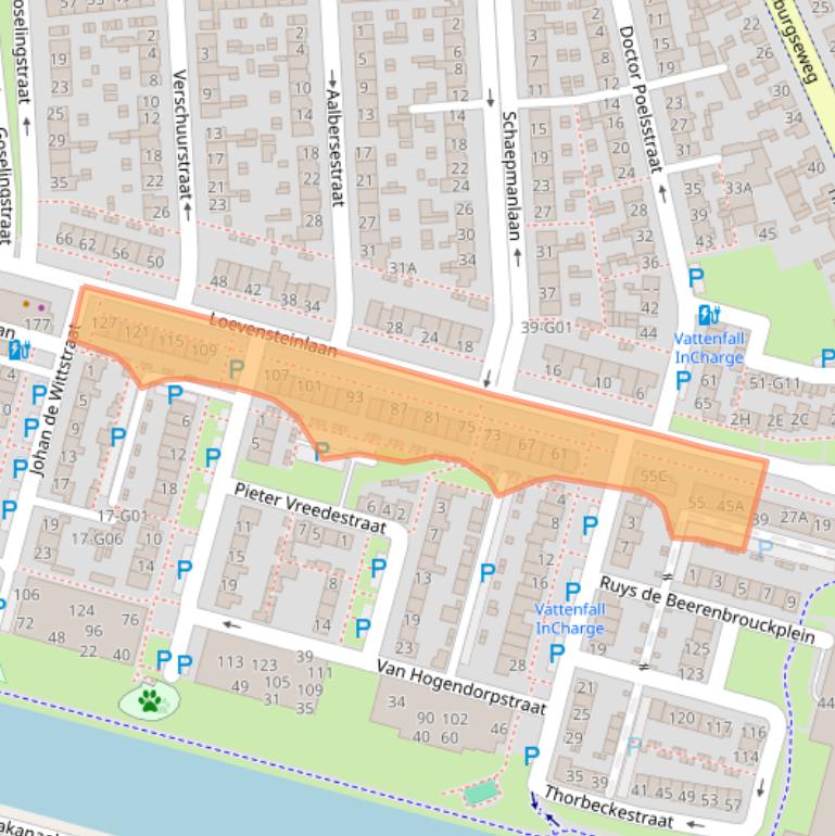 Kaart van postcodegebied 4902WN.