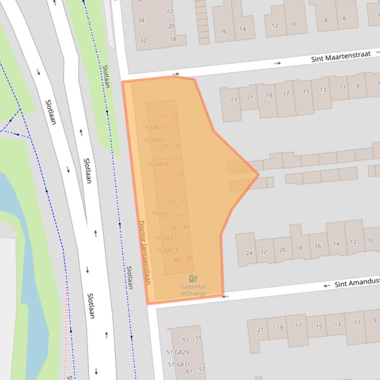 Kaart van postcodegebied 4902XA.