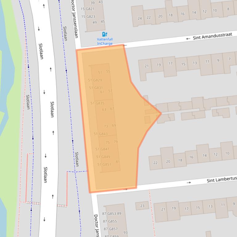 Kaart van postcodegebied 4902XB.