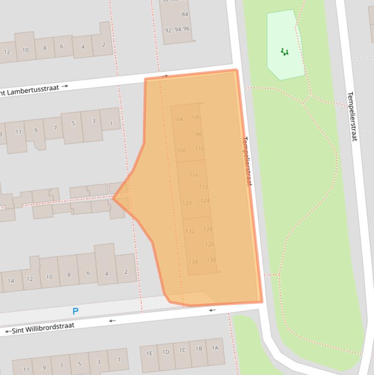 Kaart van postcodegebied 4902XL.