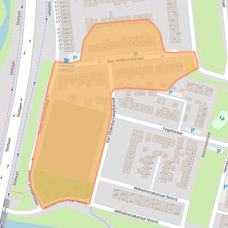 Kaart van postcodegebied 4902XS.