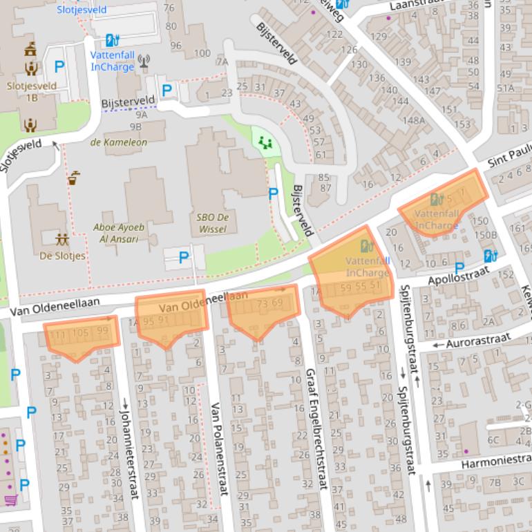 Kaart van postcodegebied 4902ZA.