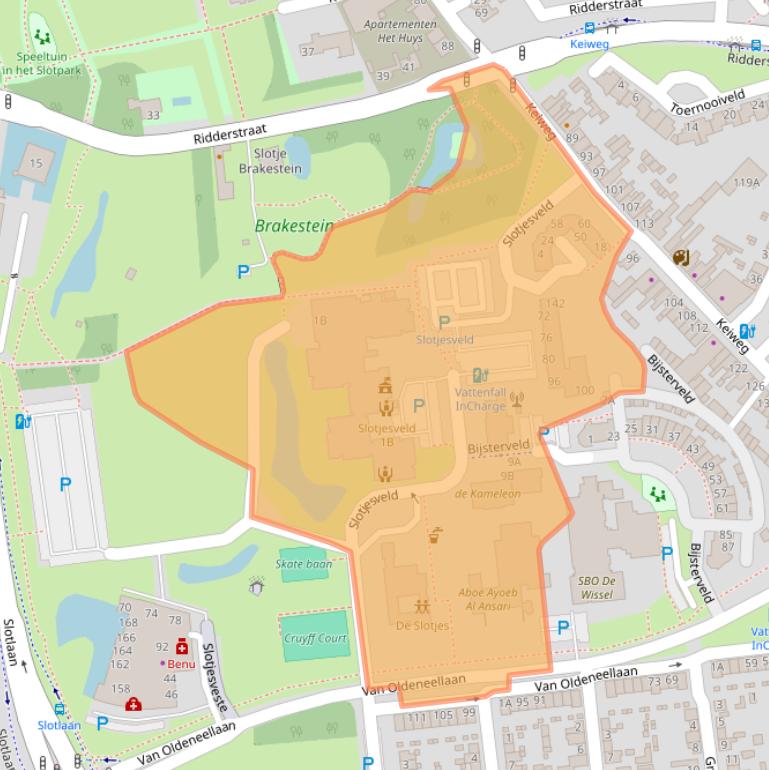 Kaart van postcodegebied 4902ZP.