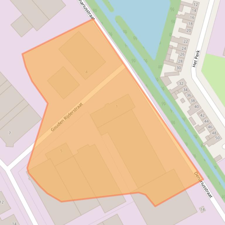 Kaart van postcodegebied 4903RD.