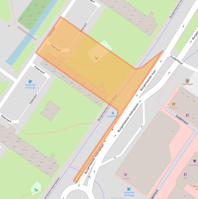 Kaart van postcodegebied 4904AE.