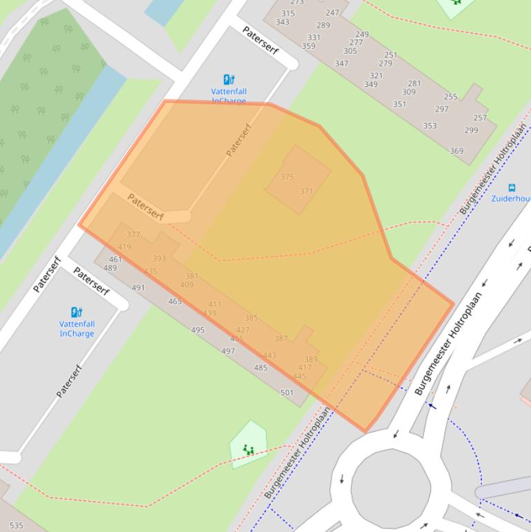 Kaart van postcodegebied 4904AH.