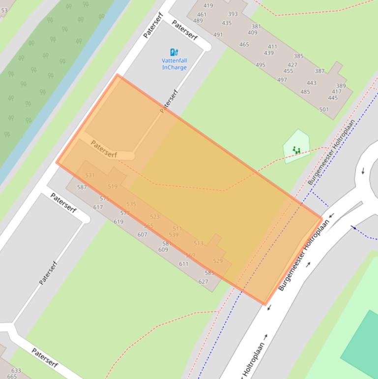 Kaart van postcodegebied 4904AK.